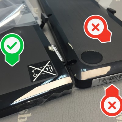 Оригінальна батарея на MacBook. Як відрізнити підробку?