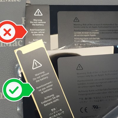 Оригінальна батарея на MacBook. Як відрізнити підробку?