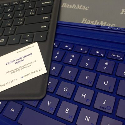 Гравіювання на клавіатурі Microfoft Surface 4