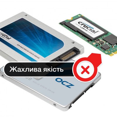 Найбільш ненадійні SSD — OCZ та Сrucial