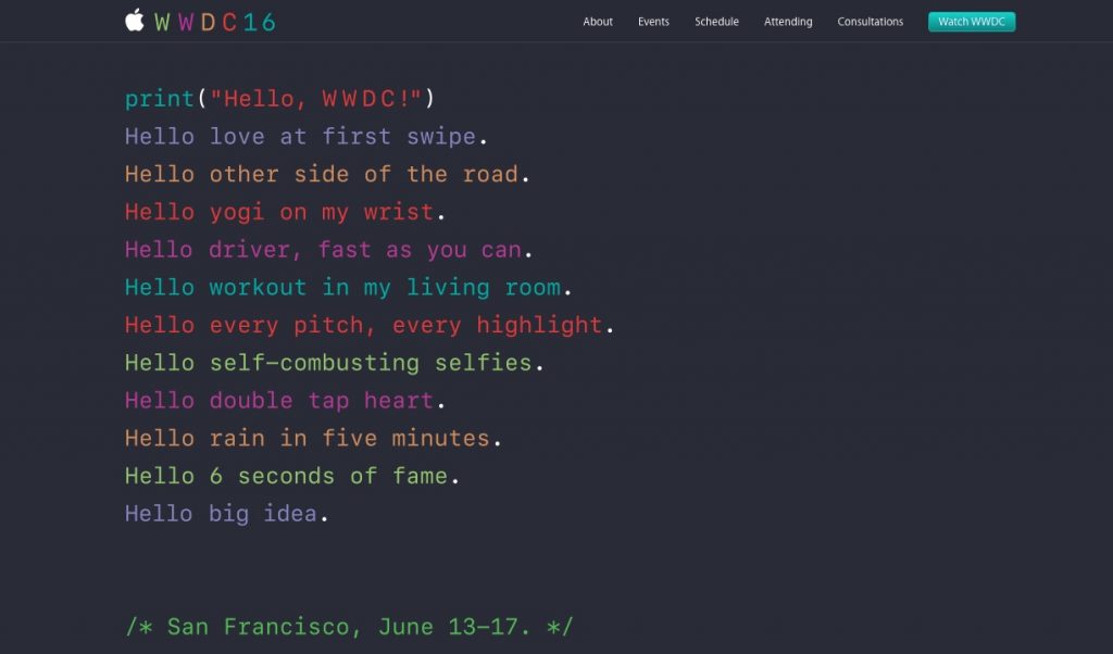 WWDC16