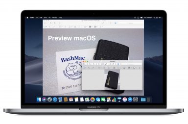 Обработка изображений в приложении Preview на Mac