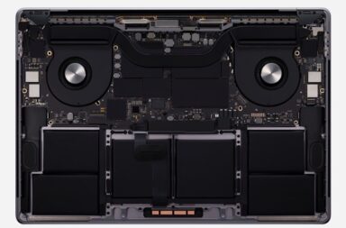 Система охлаждения MacBook Pro 16