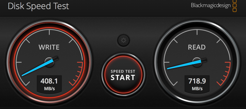 Blackmagic Disk Speed Test
