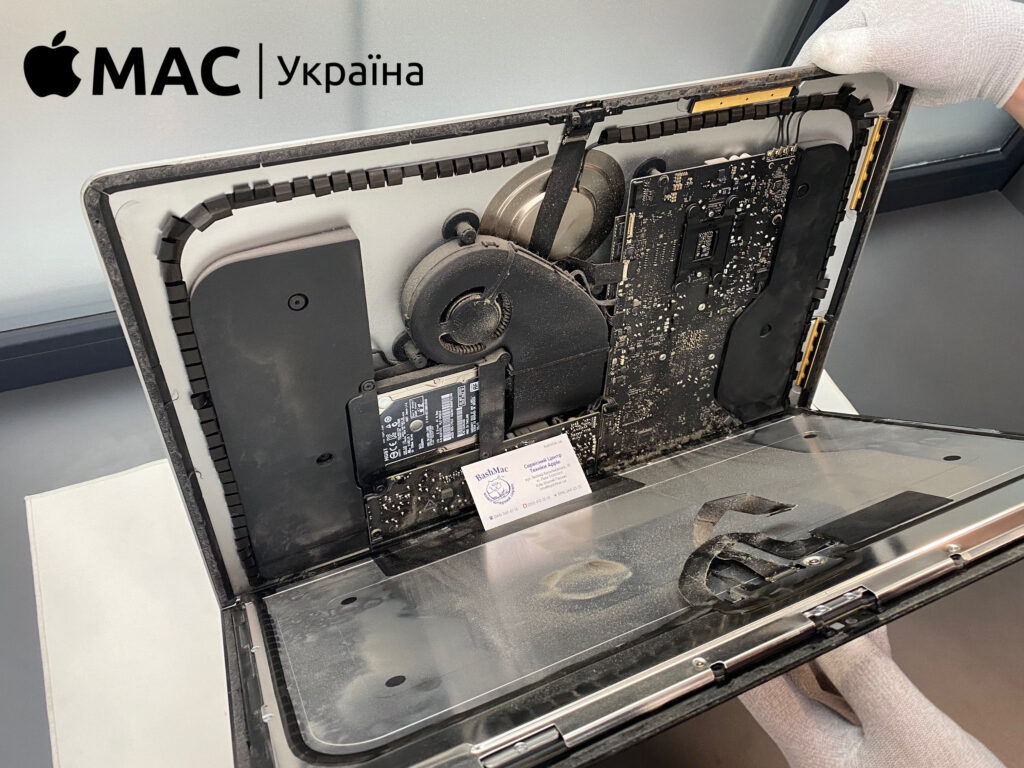 чистка матрицы iMac