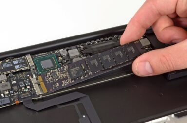 объем и скорость SSD на Mac