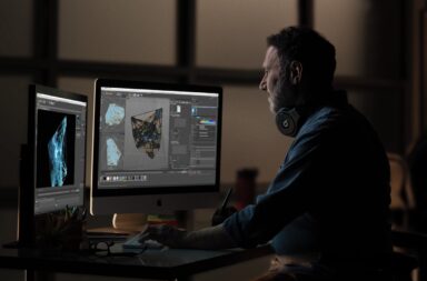 лінії на екрані iMac 2020