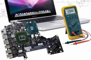 восстановление цепей питания MacBook