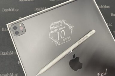 Лазерная гравировка на задней крышке iPad Pro