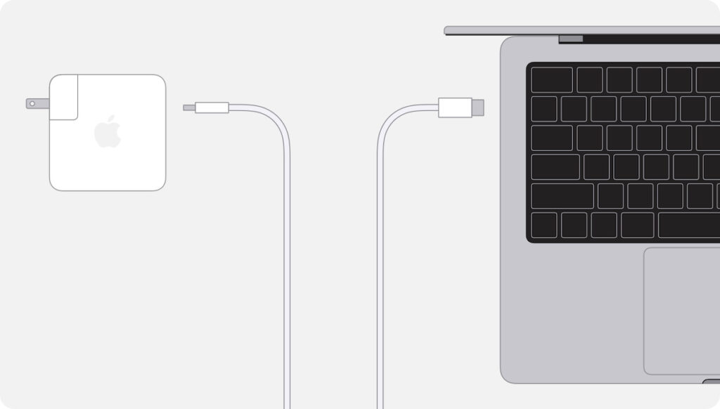 Зарядка MacBook через USB-C